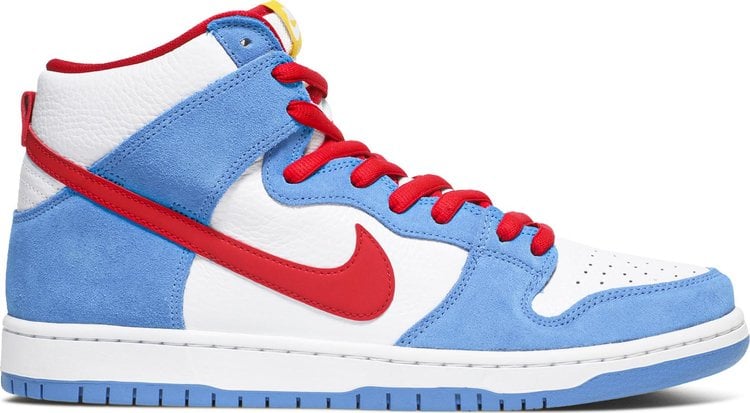 Кроссовки Nike Dunk High SB 'Doraemon', синий - фото