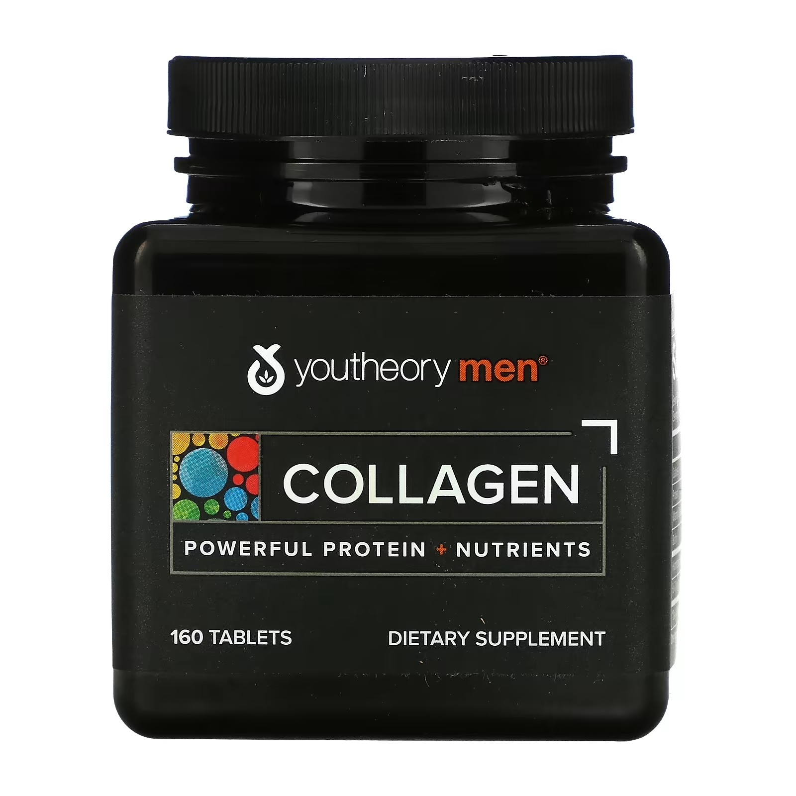 Youtheory Мужчины Коллаген, 160 таблеток коллаген и кератин для волос youtheory 120 таблеток