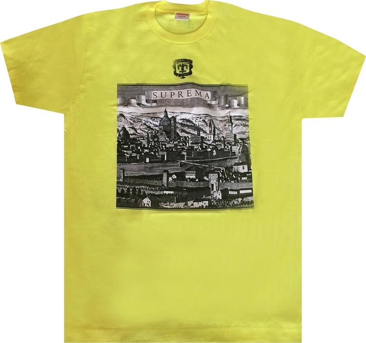 

Футболка Supreme Fiorenza Tee 'Bright Yellow', желтый