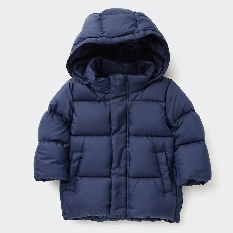 

Пуховик для малышей Uniqlo Toddler Volume Down, темно-синий