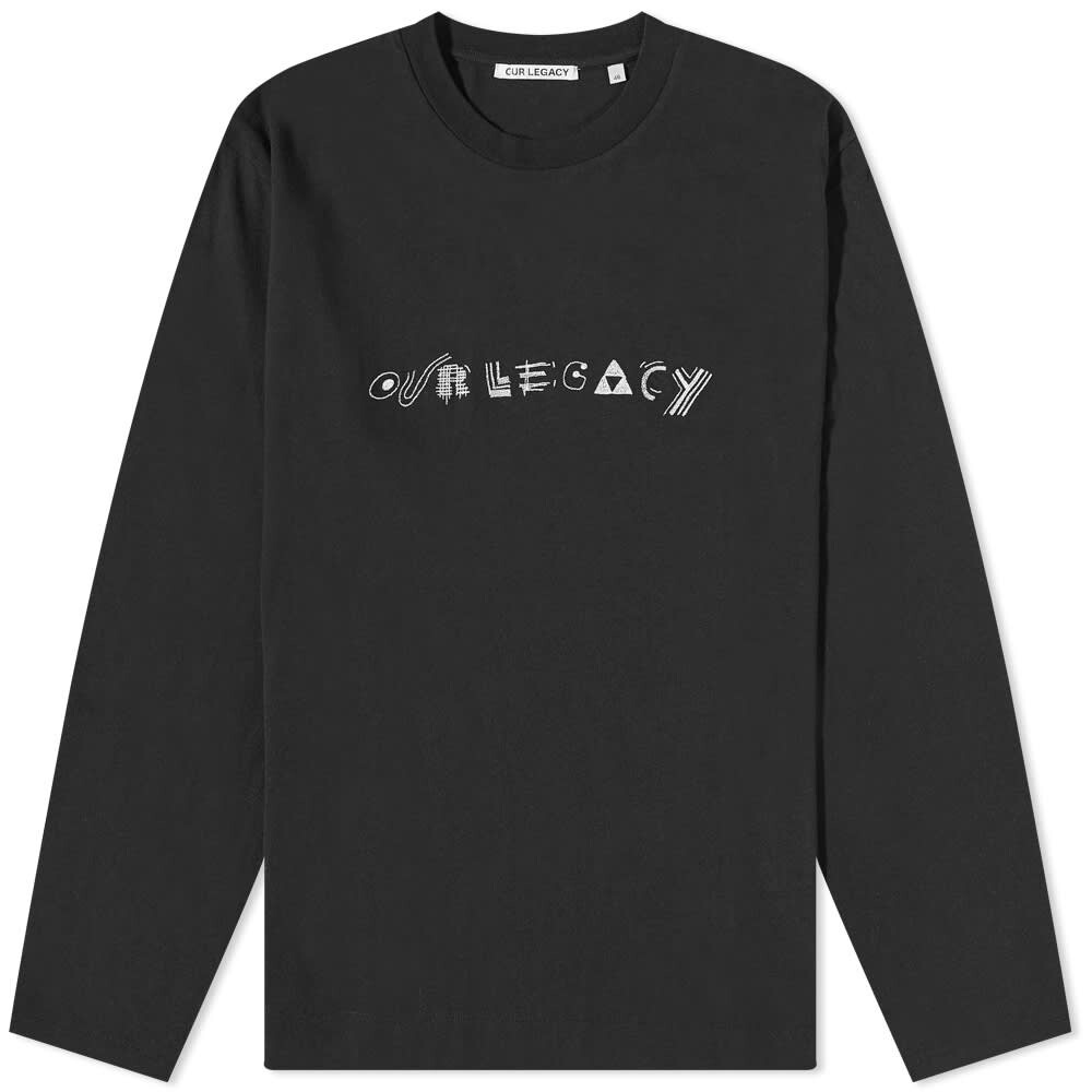 

Футболка Our Legacy Long Sleeve Logo Tee