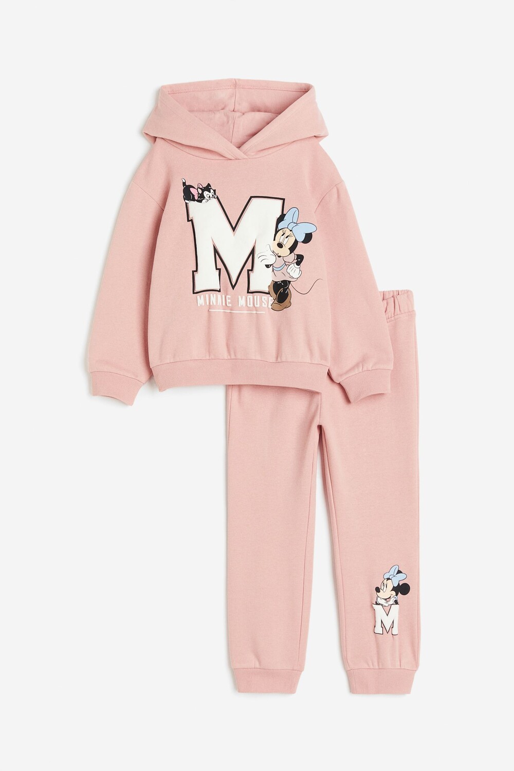 

Комплект H&M Kids Printed Minnie Mouse, 2 предмета, розовый
