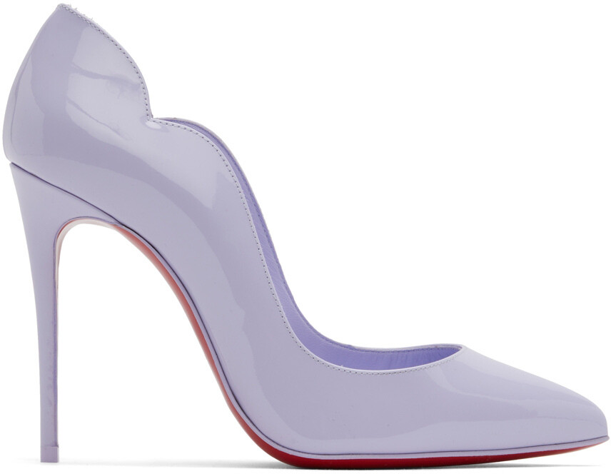 

Фиолетовая горячая цыпочка на 100 каблуках Christian Louboutin, Фиолетовый