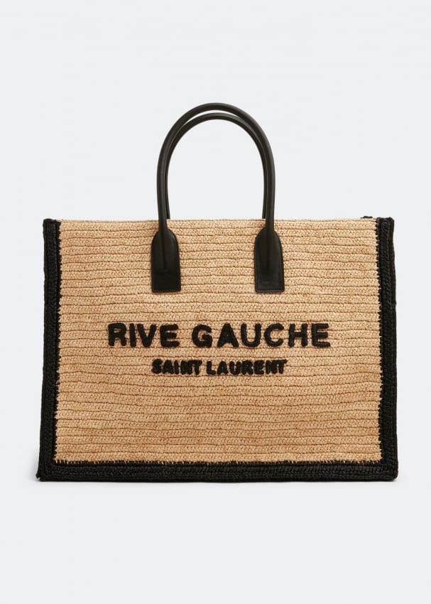 Сумка-тоут SAINT LAURENT Rive Gauche tote bag, бежевый сумка saint laurent leather wallet черный
