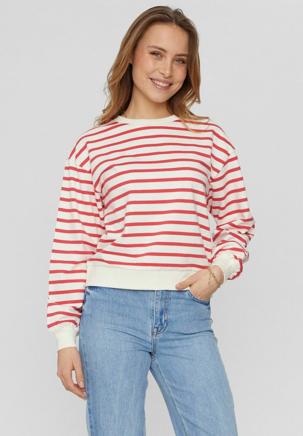 

Толстовка MYRA STRIPE Nümph, красный