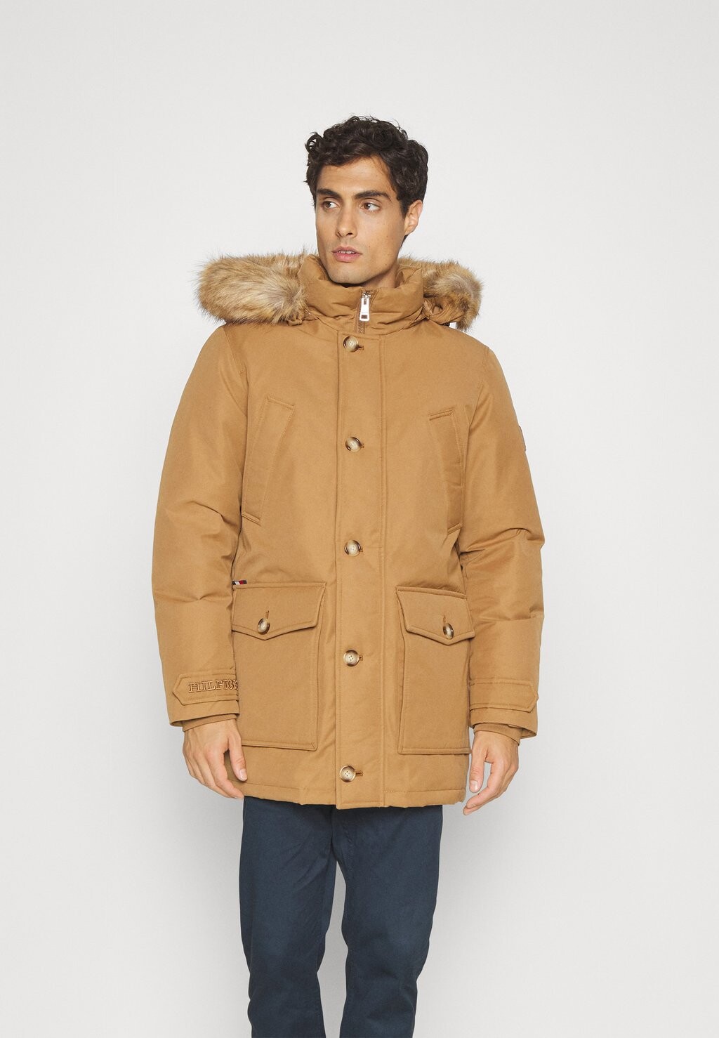 

Пуховик Rockie Tommy Hilfiger, цвет light brown