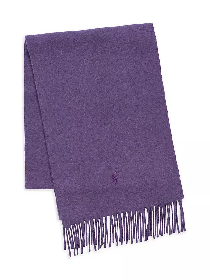 

Классический шарф Core из кашемира Polo Ralph Lauren, цвет juneberry heather