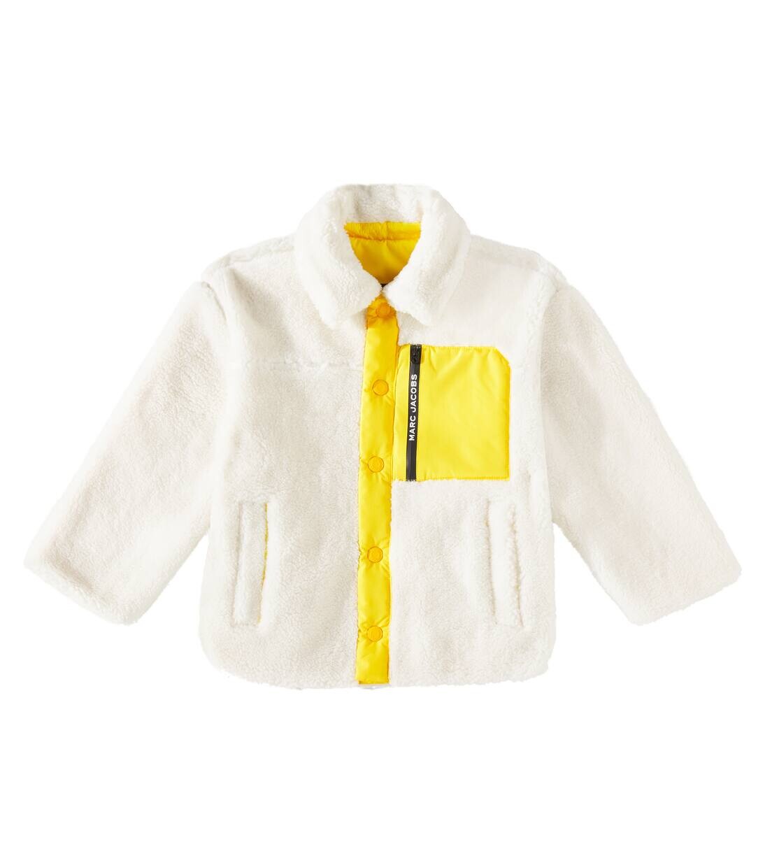 

Двусторонняя куртка из искусственного меха Marc Jacobs Kids, песочный