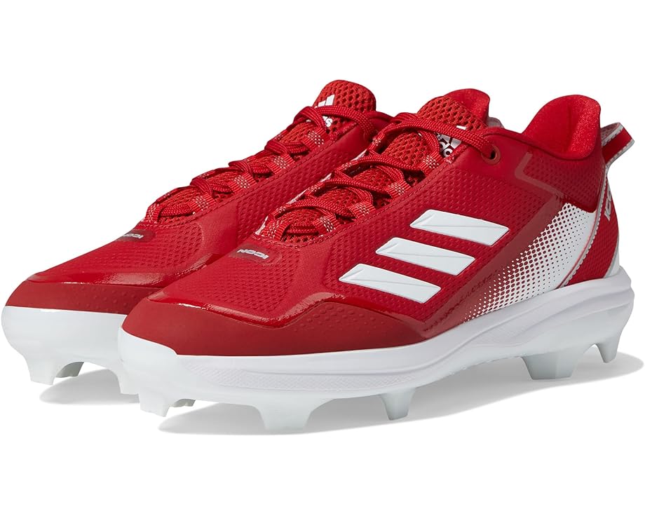 Кроссовки Adidas Icon 7 TPU Baseball Cleats, цвет Team Power Red/Silver Metallic/White цена и фото