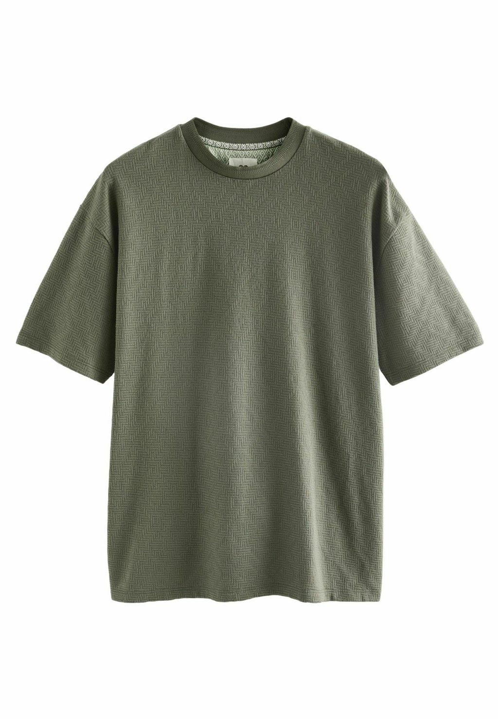 

Базовая футболка TEXTURED-REGULAR FIT Next, цвет khaki green