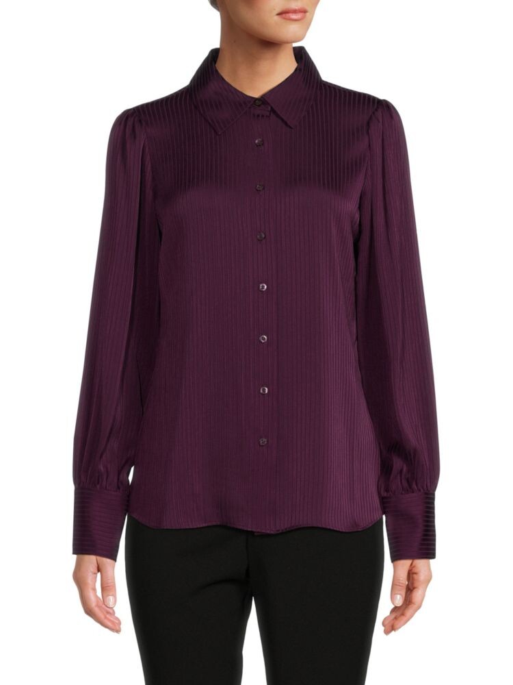 

Полосатая рубашка Calvin Klein, цвет Aubergine
