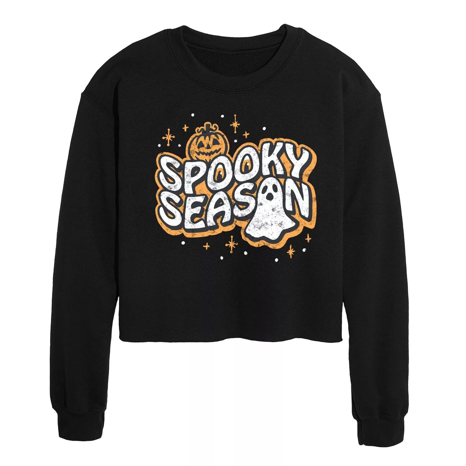 

Укороченный флис с рисунком Spooky Season для юниоров Licensed Character, черный