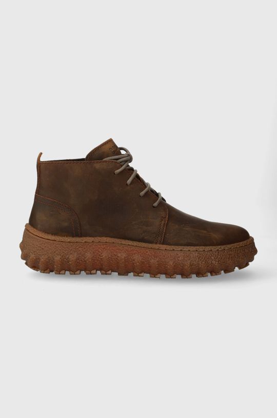 Кожаные ботинки Ground Camper, коричневый кожаные ботинки camper коричневый