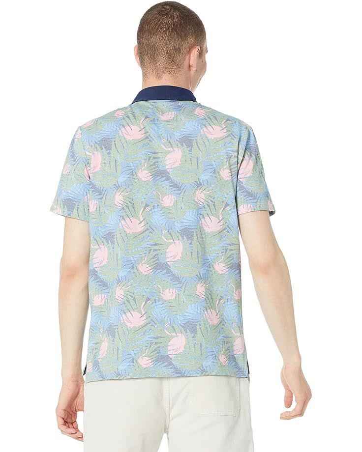 

Поло Original Penguin Golf Filtered Flamingo Print Polo, цвет Black Iris