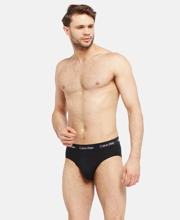 

Трусы, упаковка 3 шт. Calvin Klein, цвет Caviar Black