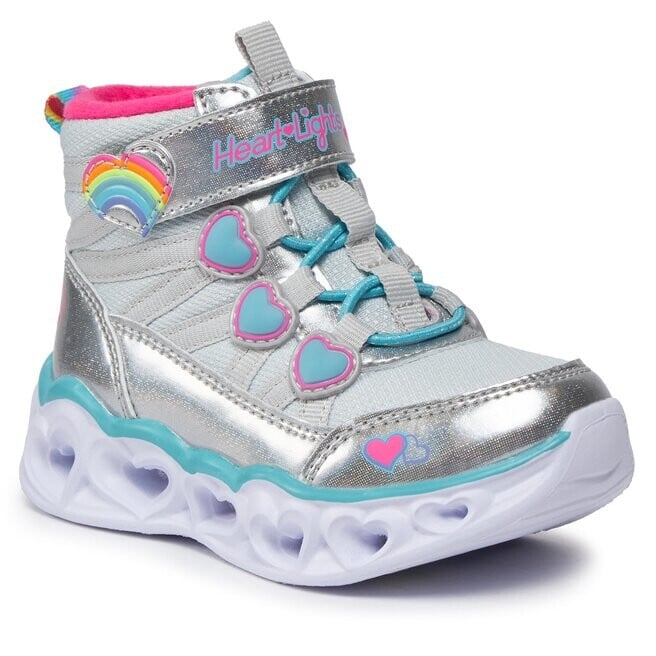 

Сапоги Skechers HeartLights Sweet, серебро