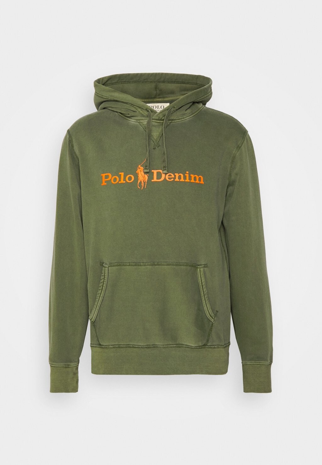 

Толстовка Polo Ralph Lauren Polo Denim Fleece Hoodie, темный шалфей, Серый