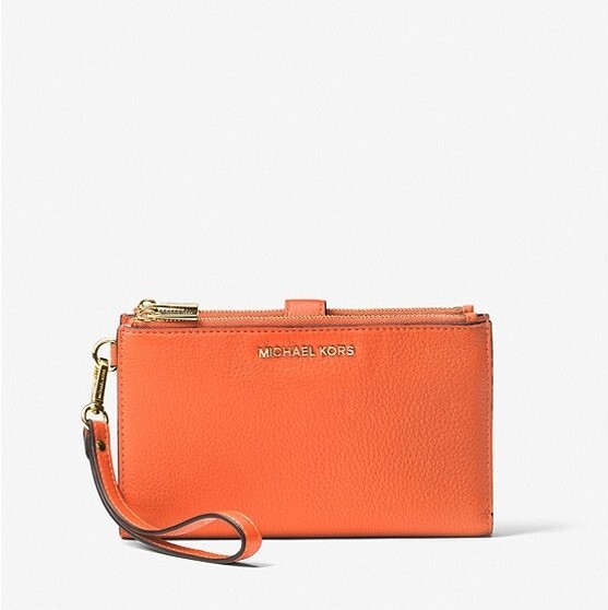 

Кошелек Michael Michael Kors Adele Leather Smartphone, оранжевый