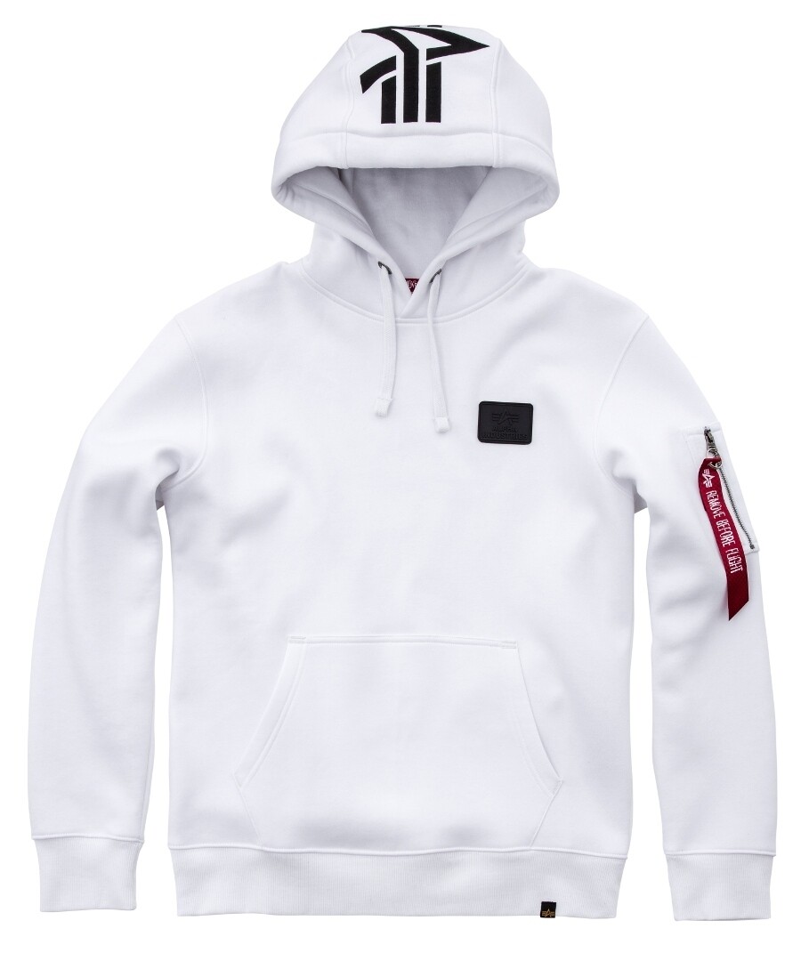 

Толстовка Alpha Industries Back Print мужская, белая