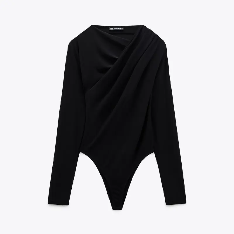 

Боди Zara Draped, черный