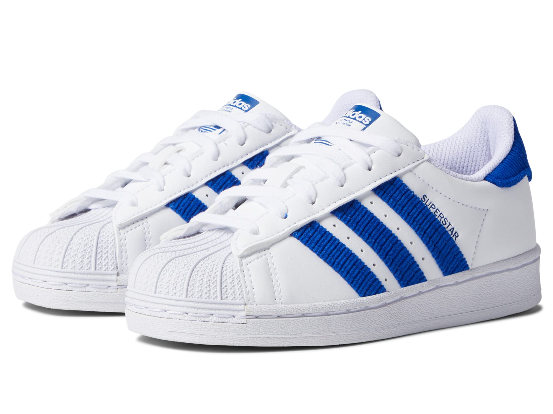 Кроссовки для малышей Adidas Originals Superstar, белый/синий