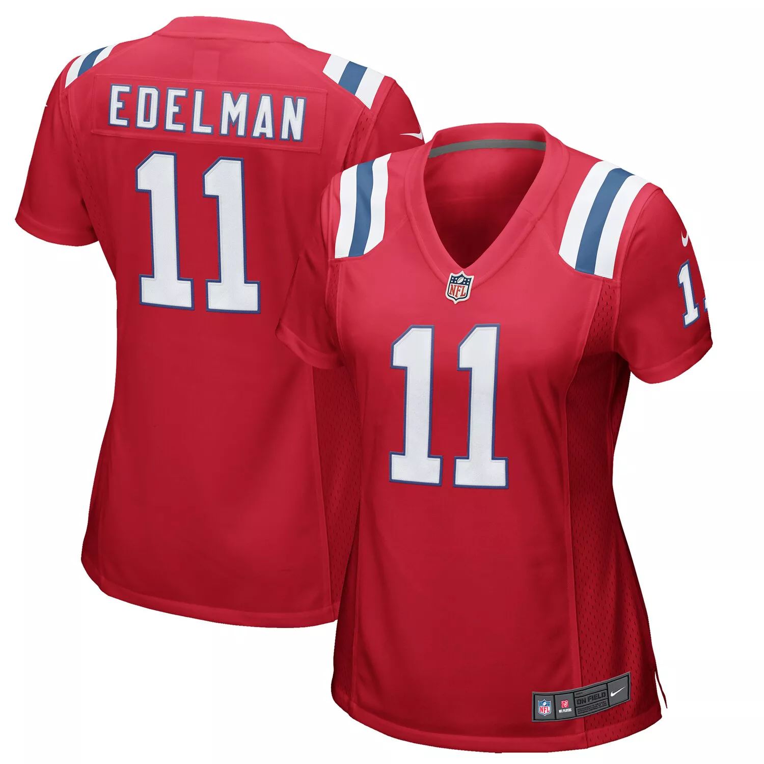 

Женская красная майка Nike Julian Edelman New England Patriots Alternate Game Nike, Красный