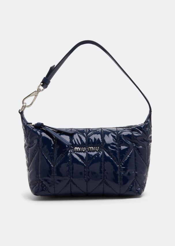 

Сумка MIU MIU Miu Spirit ciré mini bag, синий