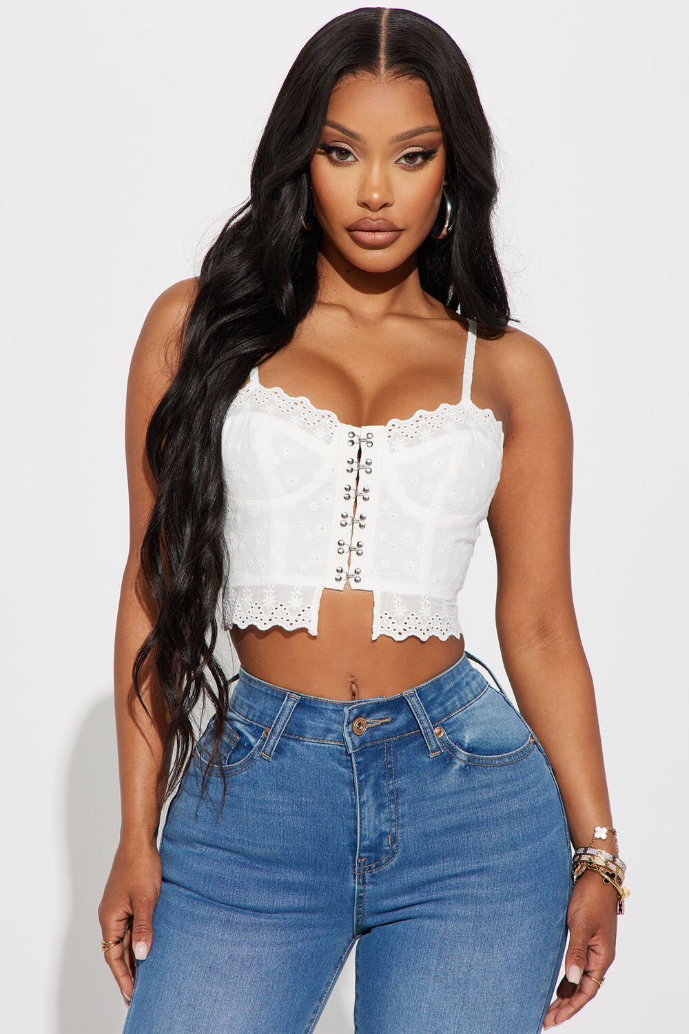 

Топ Fashion Nova IT10785, белый