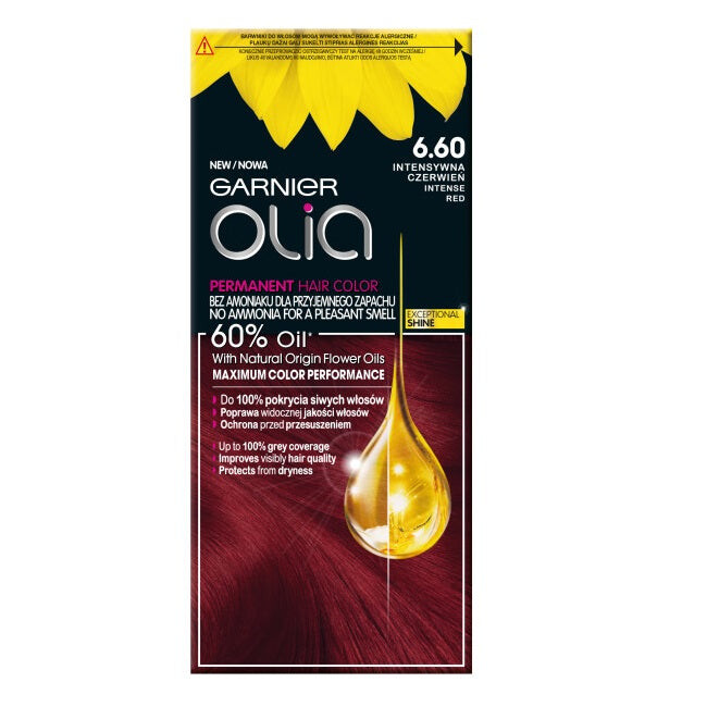 

Garnier Краска для волос Olia 6.60 Насыщенный красный