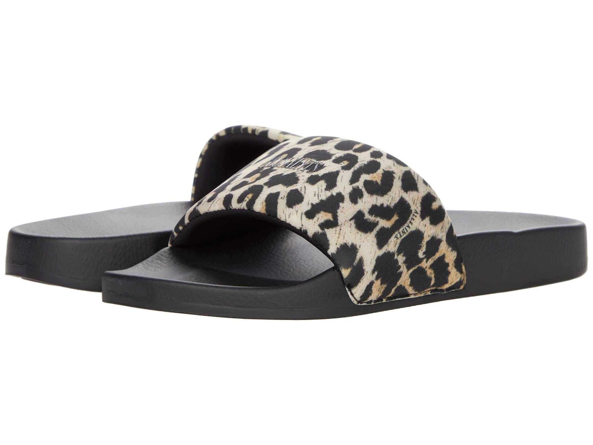 fashion leopard print bow Шлепанцы AllSaints, Carmel