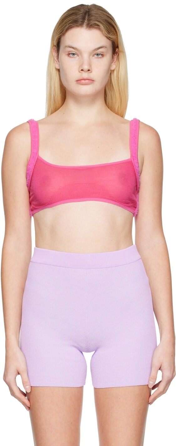 

Розовый бюстгальтер Le Papier 'Le Bandeau Ascosu' Jacquemus