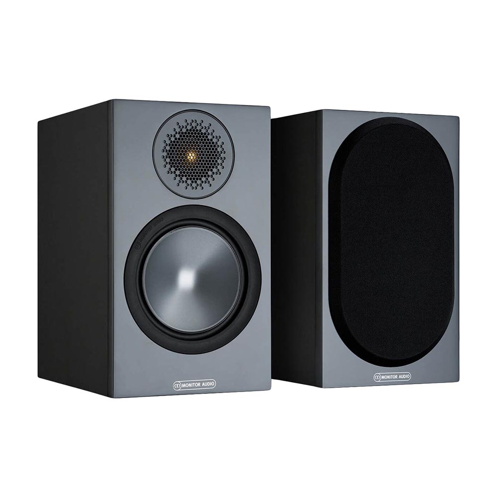 Полочная акустика Monitor Audio Bronze 50, 2 шт, черный полочная акустика monitor audio bronze 50 6g urban grey