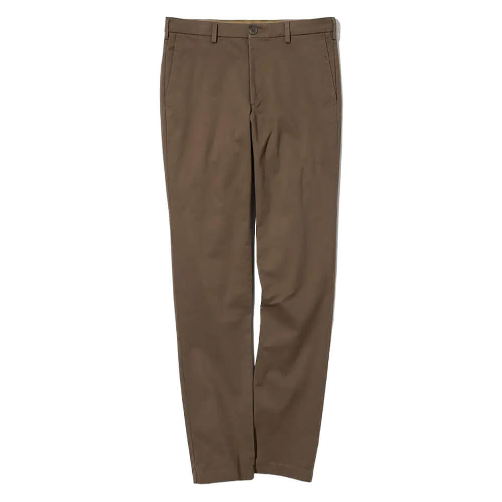 

Брюки Uniqlo Slim Fit , коричневый