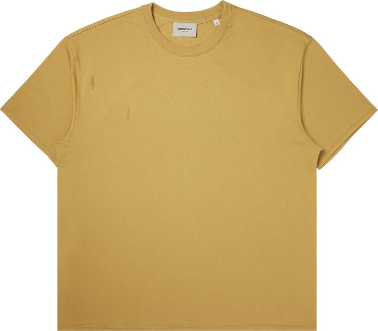 Футболка Fear of God Essentials Short-Sleeve Tee 'Amber', желтый - фото