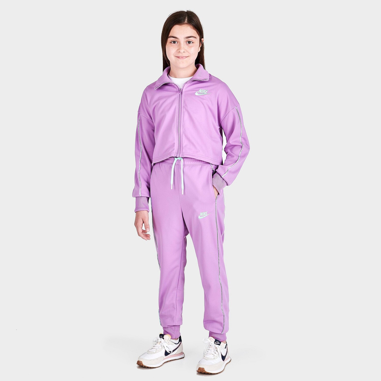 

Спортивный трикотажный костюм Nike Sportswear для девочек, фиолетовый
