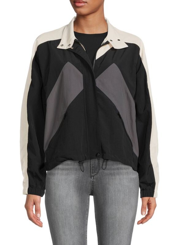

Куртка с цветными блоками KENZO Black, Серый