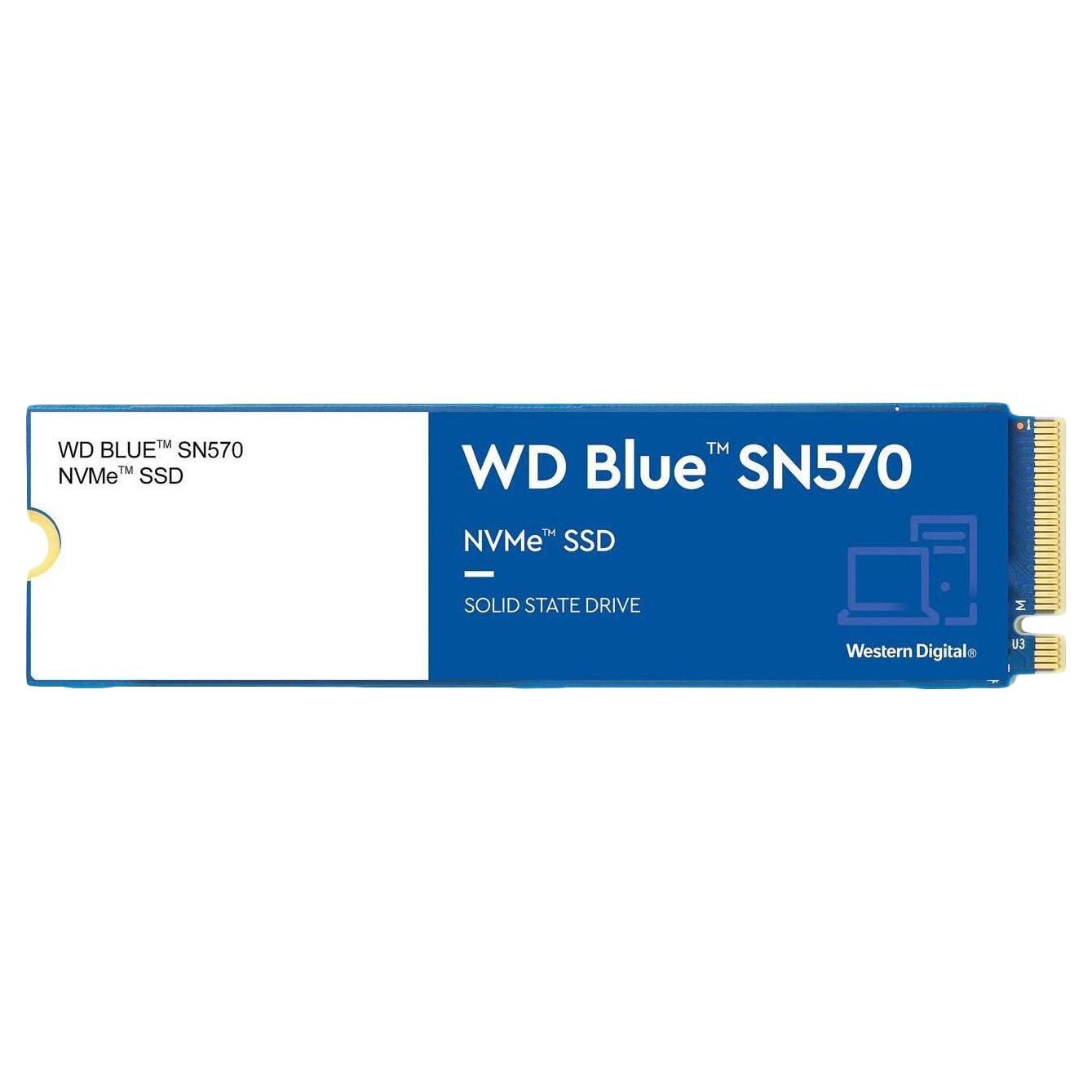 Внутренний твердотельный накопитель Western Digital SN570, WDBB9E0010BNC, 1Тб, М.2 2280 твердотельный накопитель western digital 250 gb wds250g2b0b