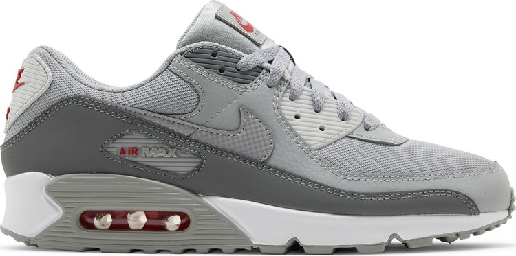 Nike air max on sale grey and red