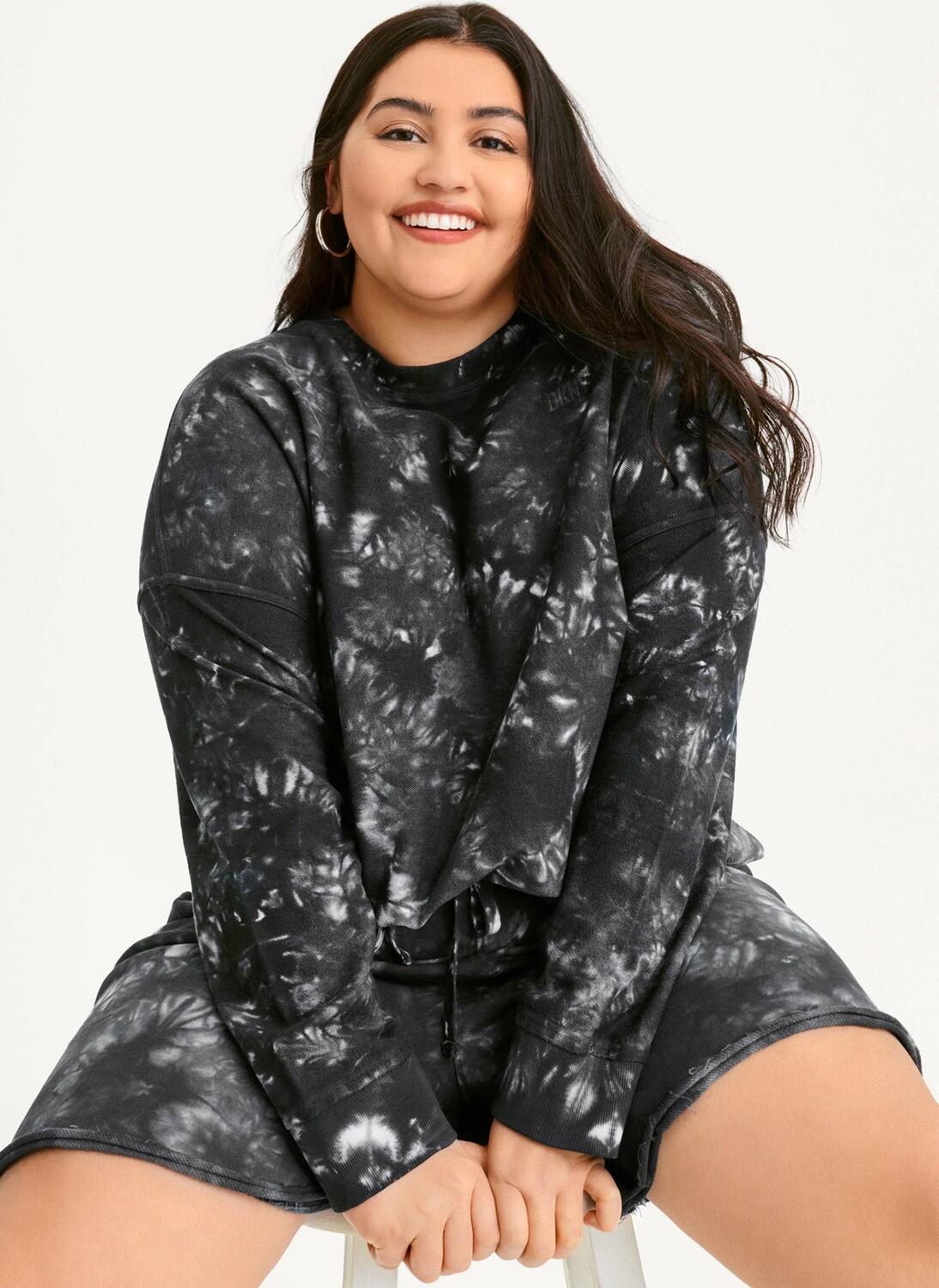 

Пуловер с круглым вырезом и принтом DKNY