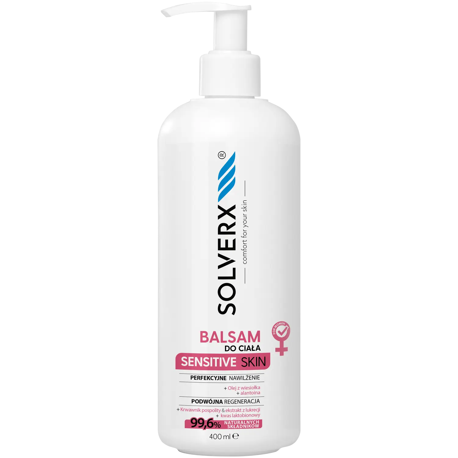 Solverx Sensitive Skin лосьон для тела, 400 мл лосьон для тела barnangen sensitive 400 мл