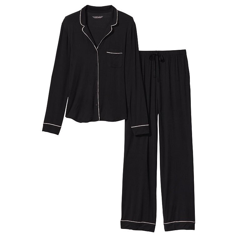 

Пижама Victoria's Secret Modal Long, 2 предмета, черный