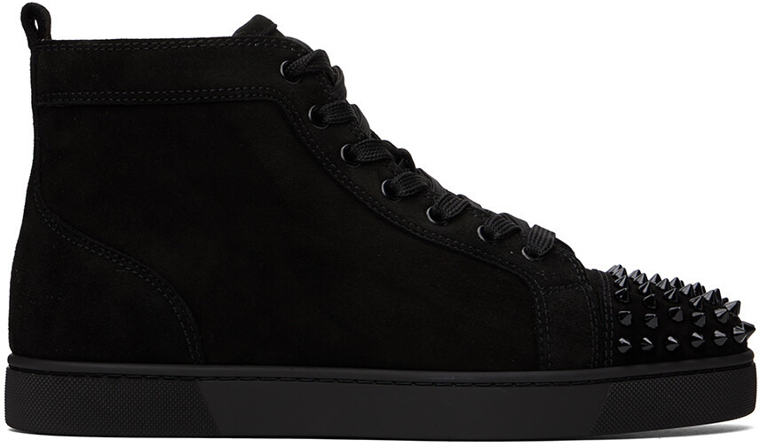 

Черные кроссовки Lou Spikes Christian Louboutin