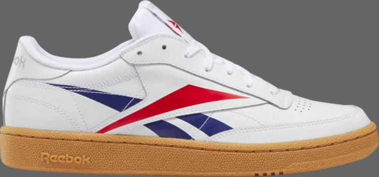 Кроссовки club c vector 'white gum' Reebok, белый кроссовки reebok classic club white