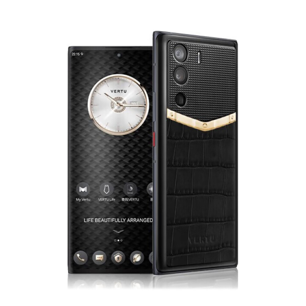 

Смартфон Vertu Metavertu Alligator V Gold, 18Гб/1Тб, 2 Nano-SIM, черный/золото