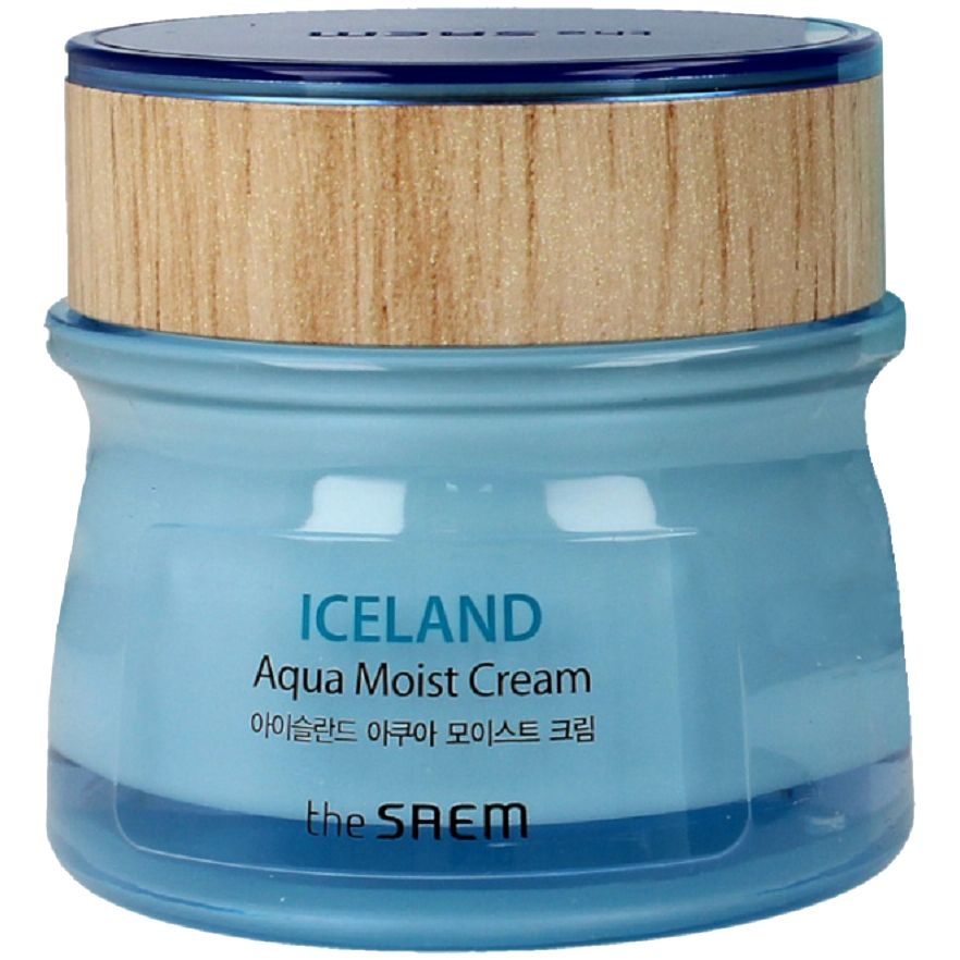 The Saem Iceland Aqua Moist Cream увлажняющий крем для лица, 60 мл the saem iceland увлажняющий стик для глаз 0 24 унц 7 г