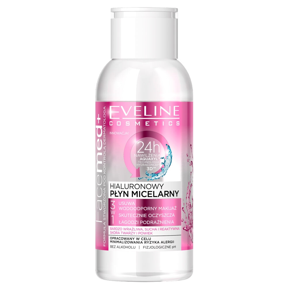 

Eveline Cosmetics Гиалуроновая мицеллярная вода Facemed+ 3в1 100мл