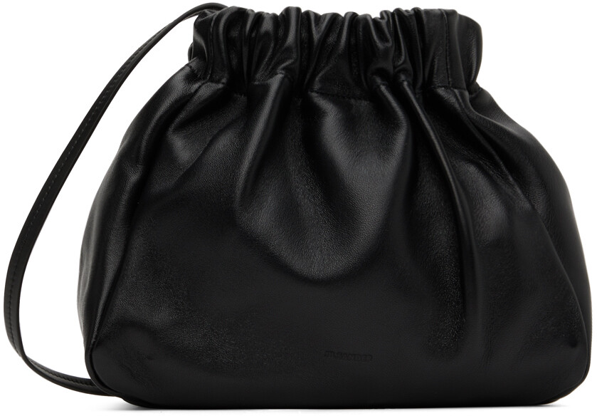 

Черная маленькая резиновая сумка Jil Sander