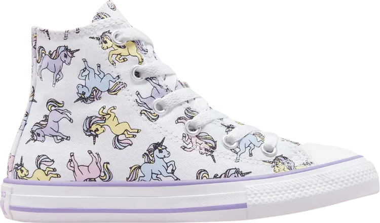 

Кроссовки Converse Chuck Taylor All Star High PS Unicorns, белый