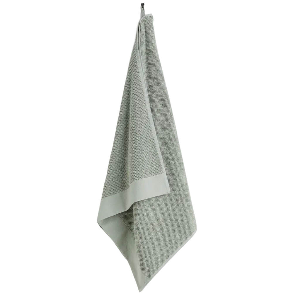 Банное полотенце H&M Home Cotton Terry, светло-зеленый банное полотенце kyla 70 x 140 см серый