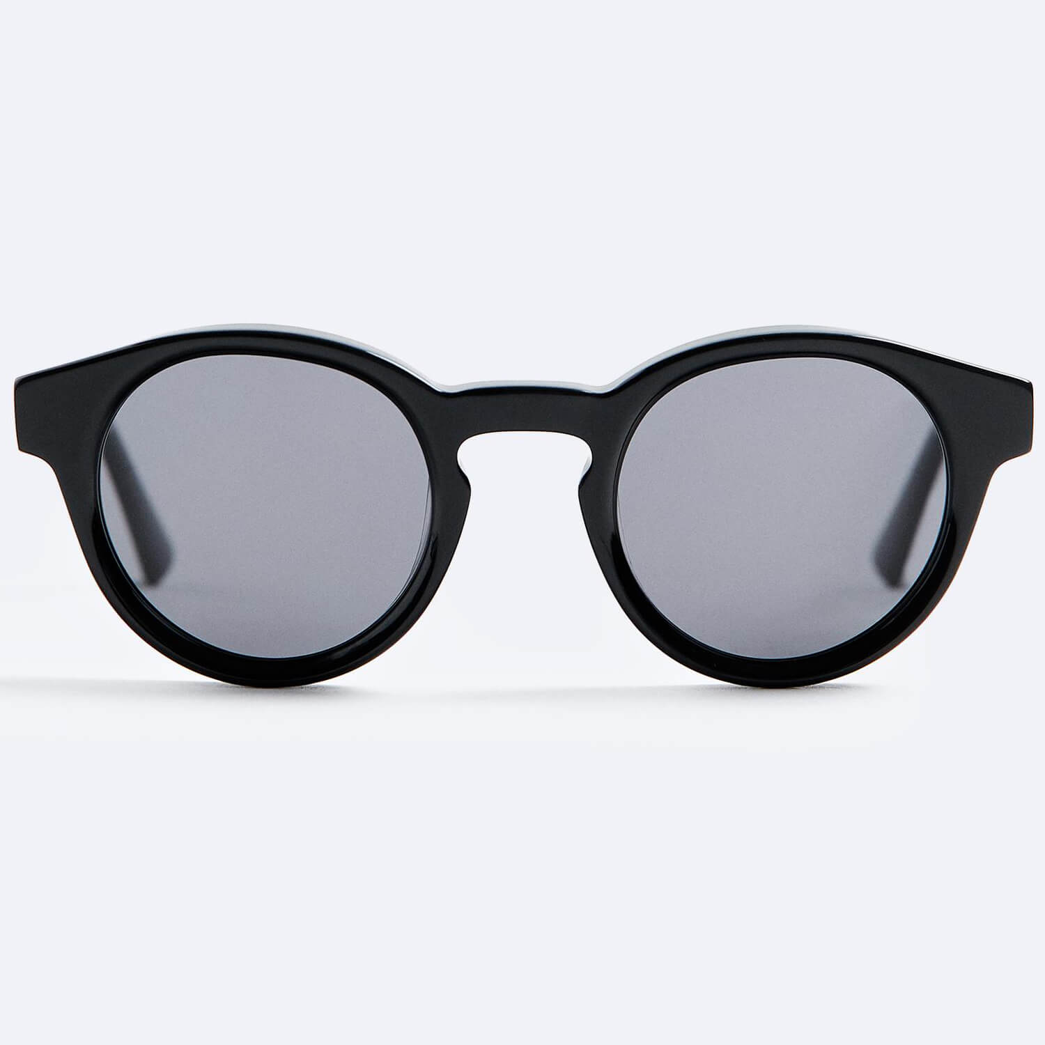 Солнцезащитные очки Zara Round, черный солнцезащитные очки zara metal frame черный